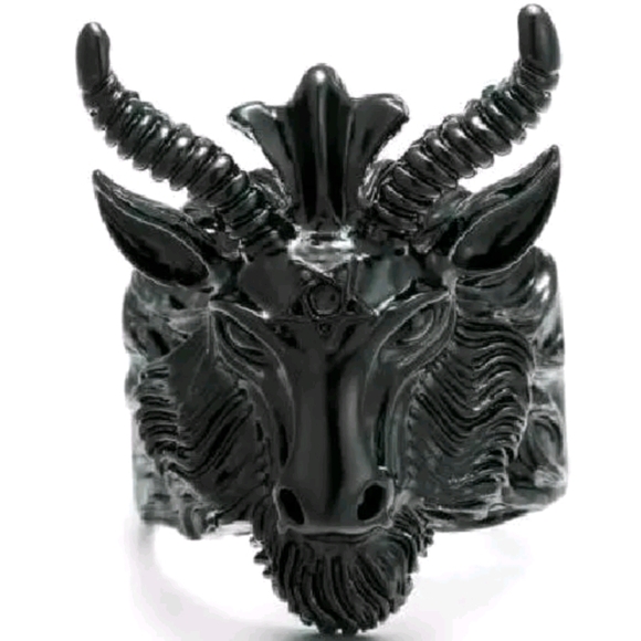 2/$15 - Baphomet Ring - Picture 1 of 3